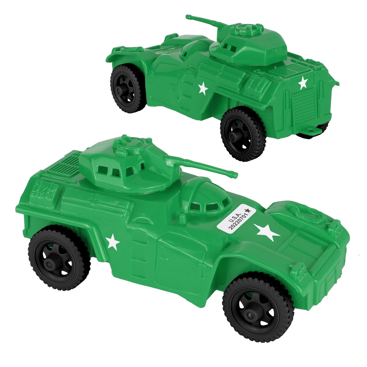 TimMee RECON PATROL Green Armored Car Plastic Army Men Scout