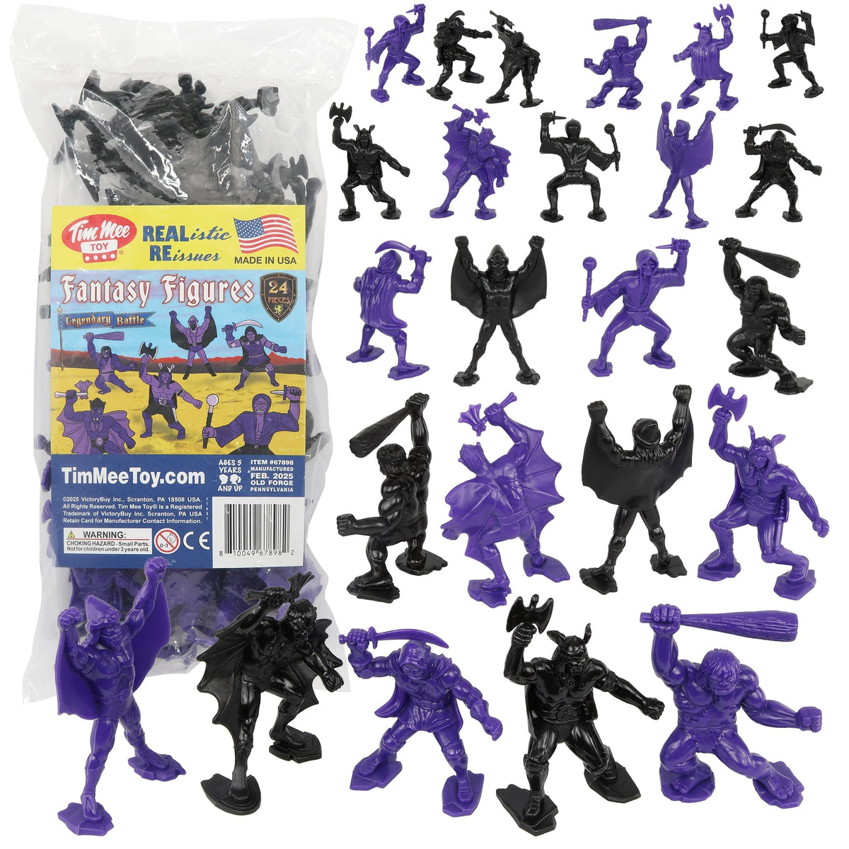 TimMee Legendary Battle Fantasy 3 inch Figures 24pc Set - Made in