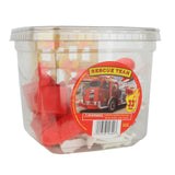 TimMee Fire Rescue Bucket: 33pc of 2.5in Firemen & Accessories - Made in USA!