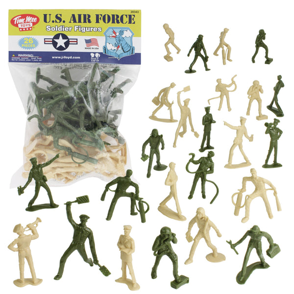 TimMee AIR FORCE Plastic Army Men 26pc Toy Soldier Figures – Tim