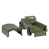 Tim Mee Toy Big Cargo Truck Olive Back Open