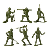 Tim Mee Toy Olive Green Big Jumbo Soldiers Close Up Back View