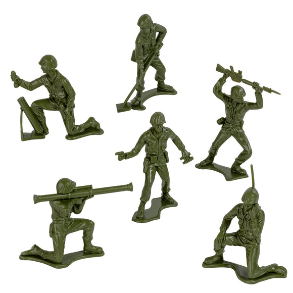 Tim Mee Toy Olive Green Big Jumbo Soldiers Vignette