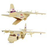 Tim Mee Toy C130 Hercules Tan Front Back