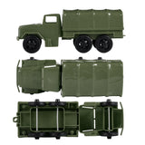 Tim Mee Toy Cargo Truck Olive Top Left Bottom