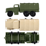 Tim Mee Toy Cargo Truck Tan Olive Top Left Bottom