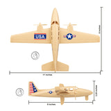 Tim Mee Toy Prop Plane Tan Scale