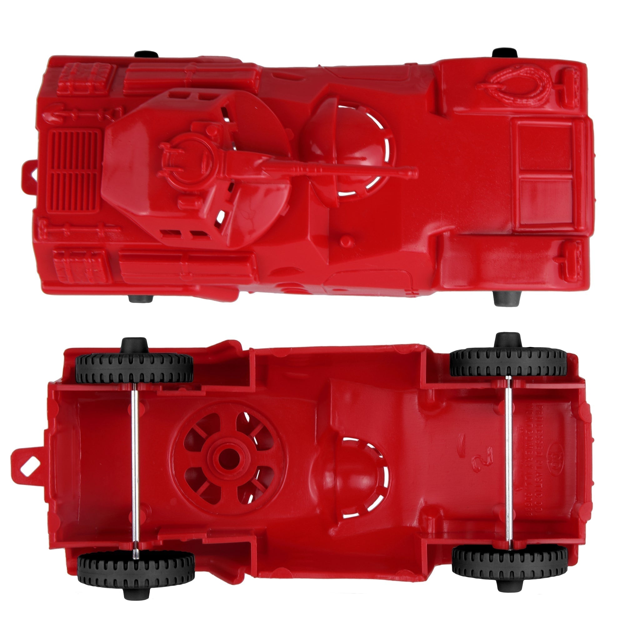 TimMee RECON PATROL Red Armored Car Plastic Army Men Scout