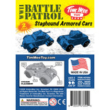 Tim Mee Toy Staghound Armored Cars Blue Insert Card Art