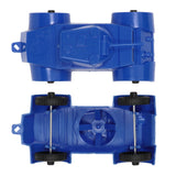 Tim Mee Toy Staghound Armored Cars Blue Top and Bottom Views