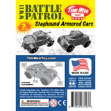 Tim Mee Toy Staghound Armored Cars Gray Insert Card Art
