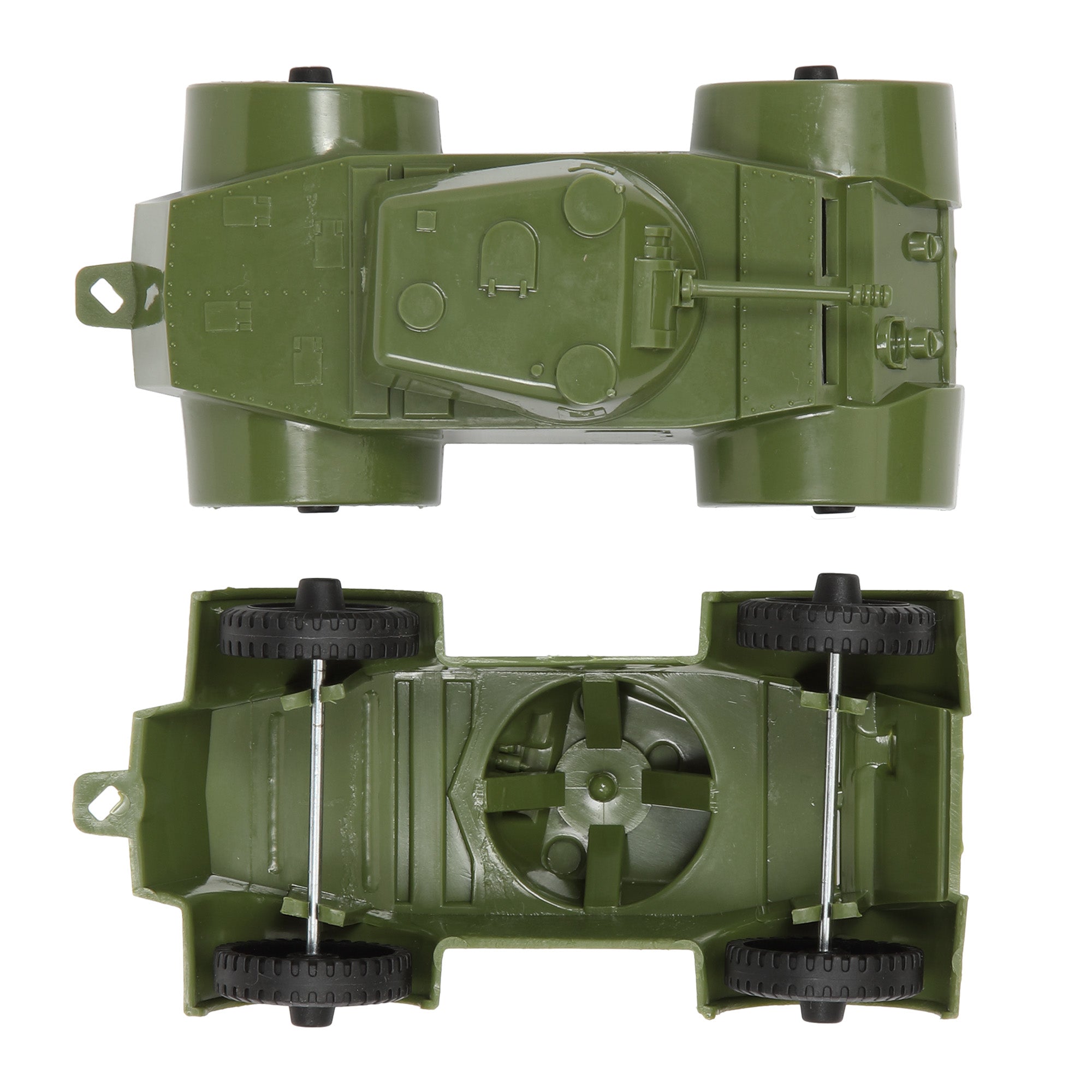 TimMee Staghound OD Green Armored Car Plastic Army Men Scout