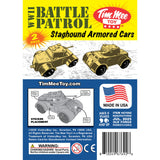 Tim Mee Toy Staghound Armored Cars Tan Insert Card Art