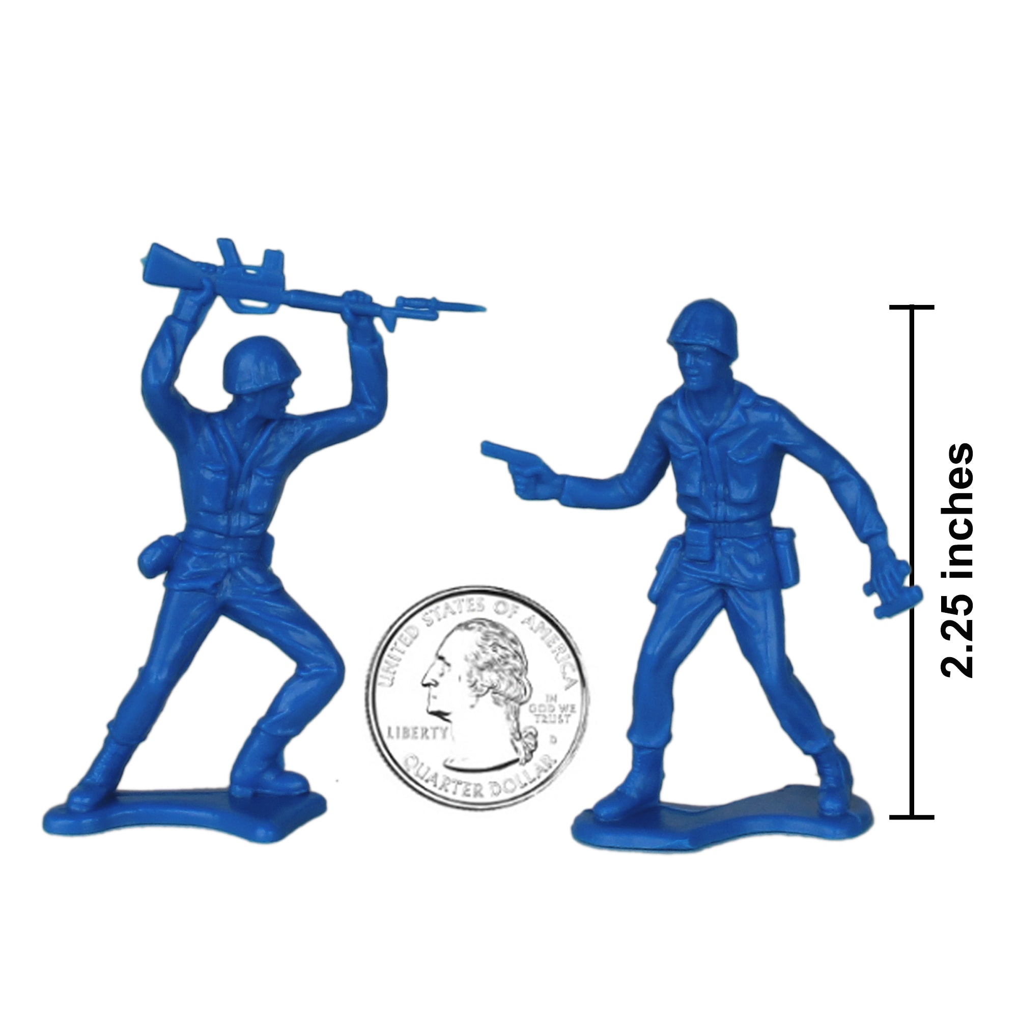 チ*タ様 米軍放出品BlueForceGearSPLITminusCHESTRI TimMee PLASTIC ARMY Men Blue 48pc Toy Soldier Figures - USA Made