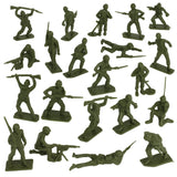Tim Mee Toy WW2 Plastic Army Men DK Novelties Olive Green Vignette