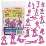 Tim Mee Toy WW2 Plastic Army Men DK Novelties Pink Main Image