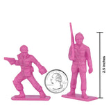 Tim Mee Toy WW2 Plastic Army Men DK Novelties Pink Scale