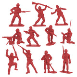 Tim Mee Toy WW2 Plastic Army Men DK Novelties Red Close Up View