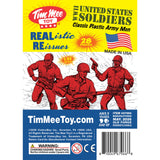 Tim Mee Toy WW2 Plastic Army Men DK Novelties Red Insert Art