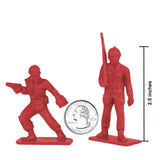 Tim Mee Toy WW2 Plastic Army Men DK Novelties Red Scale