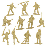 Tim Mee Toy WW2 Plastic Army Men DK Novelties Tan Back Close Up