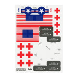 Tim Mee Toy Plastic Army Universal Sticker Sheet V5