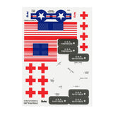 Tim Mee Toy Plastic Army Universal Sticker Sheet V5