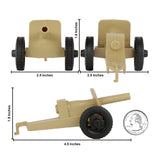 Tim Mee Toy M3 Artillery Anti-Tank Cannon Tan Scale