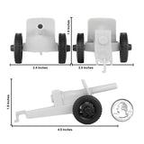 Tim Mee Toy M3 Artillery Anti-Tank Cannon White Scale