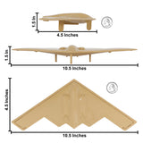 Tim Mee Toy Air Strike B-2 Spirit Stealth Bomber Tan Color Jets Scale