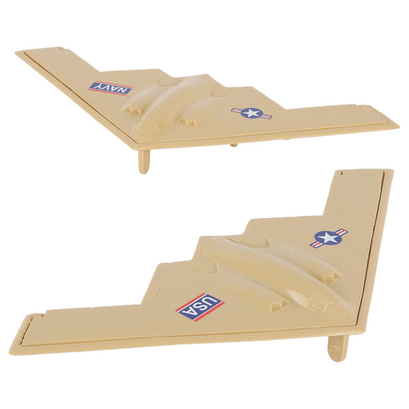 TimMee Air Strike B-2 Stealth Bomber Jets Black Plastic Army