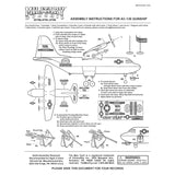 Tim Mee Toy AC-130 Hercules Airplane OD Green 29pc Playset Assembly Instructions