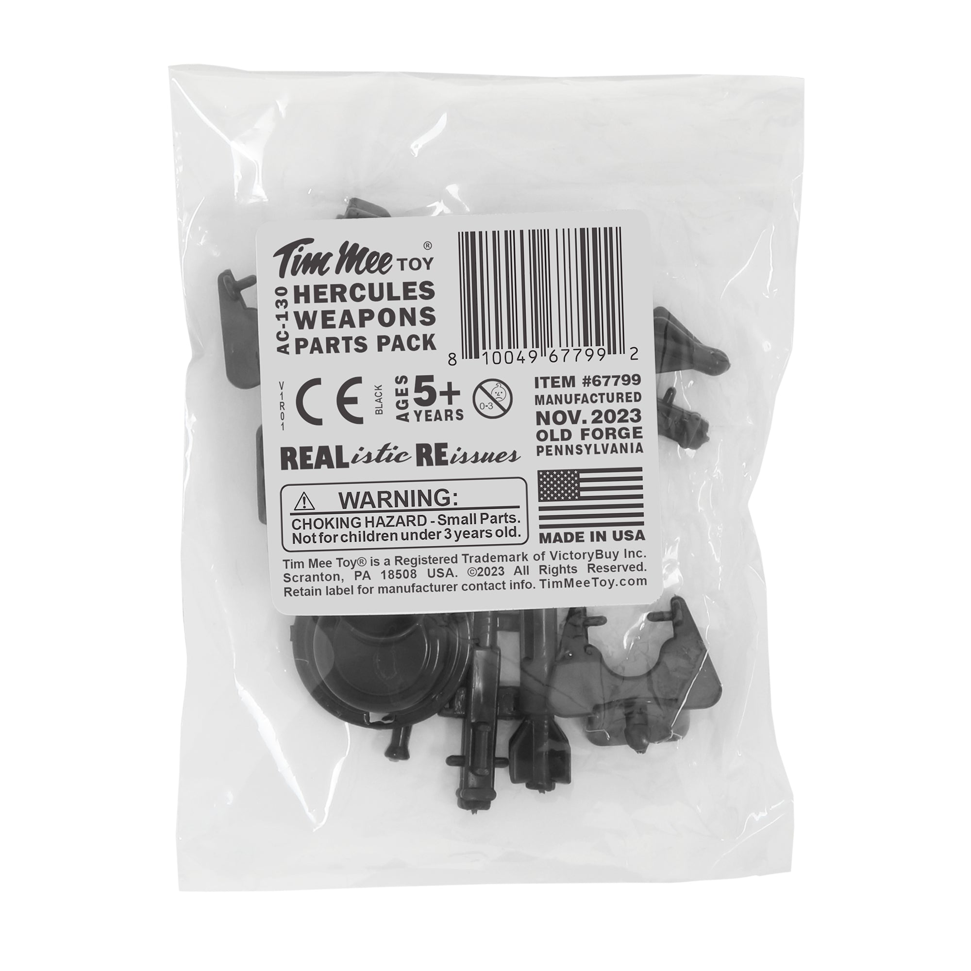 三銃士 デッキーパーツ TimMee Plastic Army Men Hercules AC130 Black Weapons Replacement