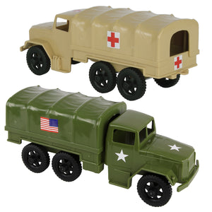 Tim Mee Toy 2.5 Ton Cargo Truck OD Green & Tan Vignette