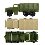 Tim Mee Toy 2.5 Ton Cargo Truck OD Green & Tan Left Top Bottom