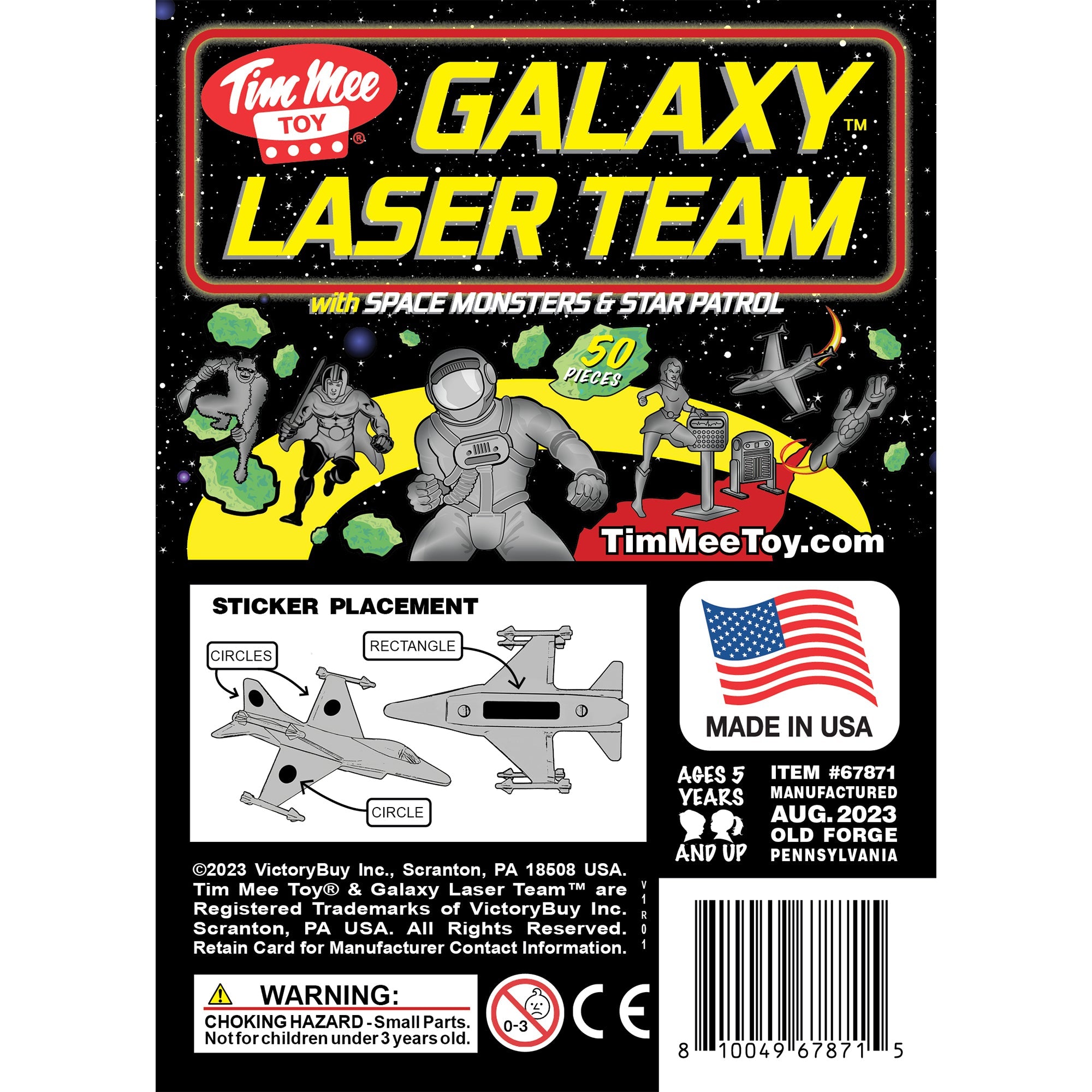 TimMee Galaxy Laser Team SPACE Figures - Black vs Silver 50pc Set