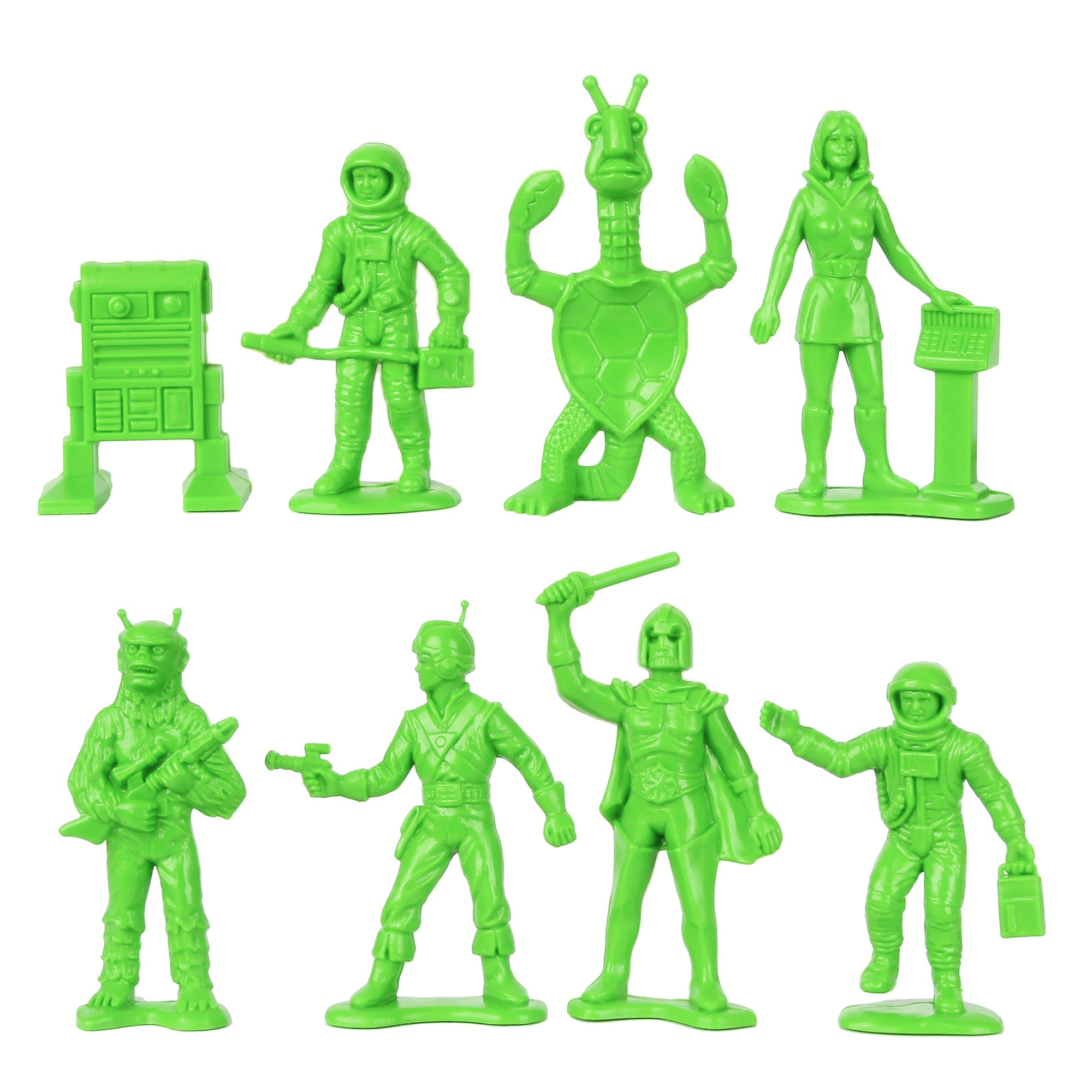 Tim Mee Galaxy Laser Team Bucket Sci-Fi Space Plastic Figure