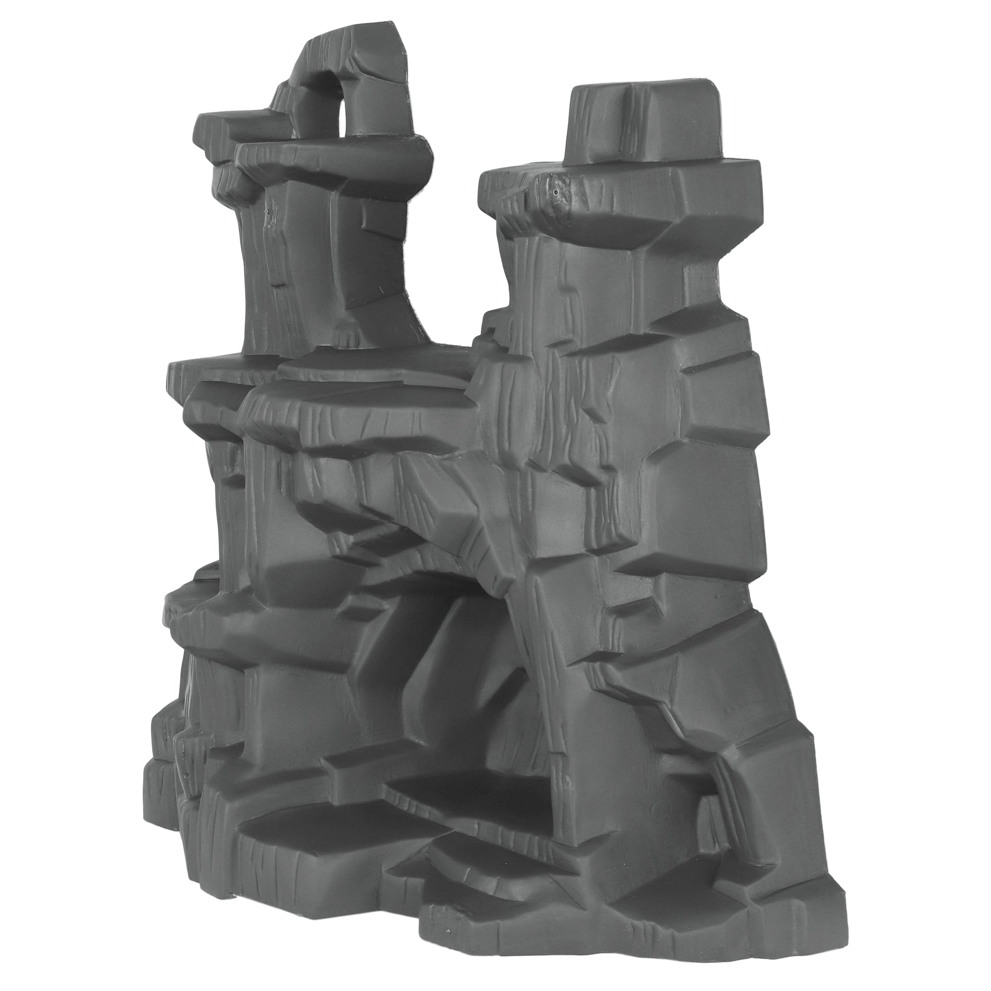 TimMee Battle Mountain Scenery Dark Gray Figure Display Play