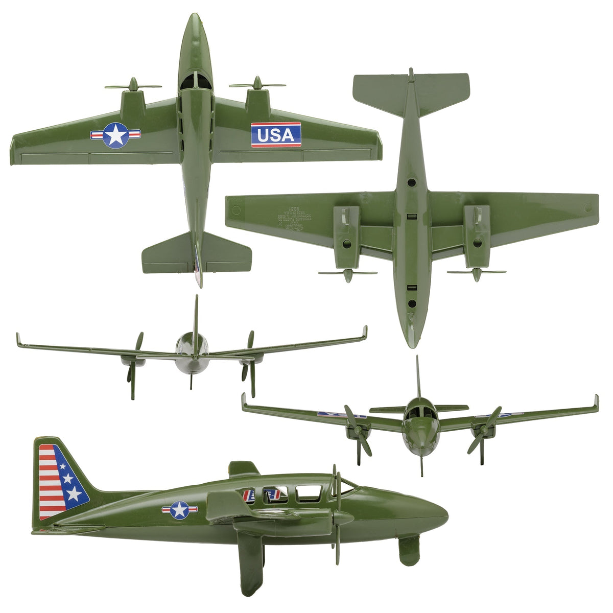 TimMee Prop Plane and Fighter Jet OD Green for Plastic Army Men – Tim ...