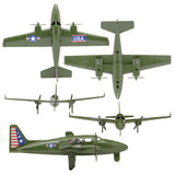 Tim Mee Toy Prop Plane OD Green 