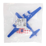 Tim Mee Toy WW2 B-29 Superfortress Bomber Plane Blue Color Plastic Army Men Aircraft Package