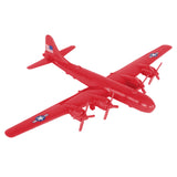 Tim Mee Toy WW2 B-29 Superfortress Bomber Plane Red Color Plastic Army Men Aircraft Main Image