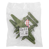 Tim Mee Toy WW2 P-38 Lightning OD Green Color Plastic Fighter Planes Package