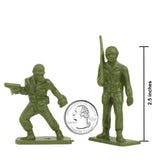 Tim Mee Toy WW2 Plastic Army Men DK Novelties OD Green Scale