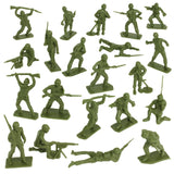 Tim Mee Toy WW2 Plastic Army Men DK Novelties OD Green Vignette