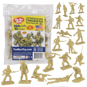 Tim Mee Toy WW2 Plastic Army Men DK Novelties Tan Main Image