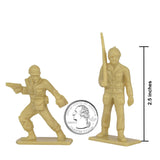 Tim Mee Toy WW2 Plastic Army Men DK Novelties Tan Scale