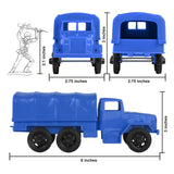 Tim Mee Toy 2.5 Ton Cargo Truck Blue Scale