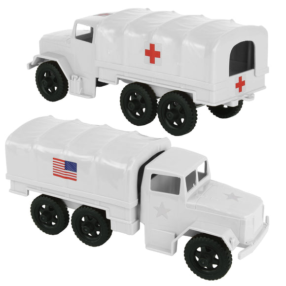 Tim Mee Toy 2.5 Ton Cargo Truck White Vignette