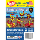 Tim Mee Toy Fantasy Figures Yellow & Red Insert Art